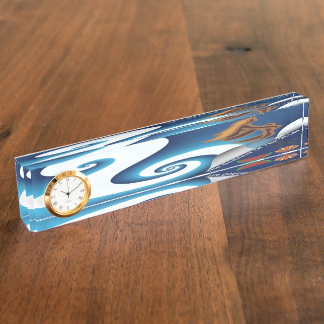 Placa De Nombre Diosa Yemanya Del Océano (Lateral)