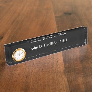 Placa De Nombre Director general de la empresa Professional Office