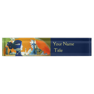 PLACA DE NOMBRE DIVA EN MODA AZUL/HAIR BEAUHION