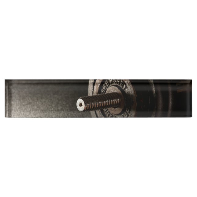 Placa De Nombre Dumbbell (Anverso)