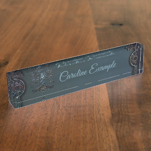 Placa De Nombre El santuario del árbol de la vida las joyas del al