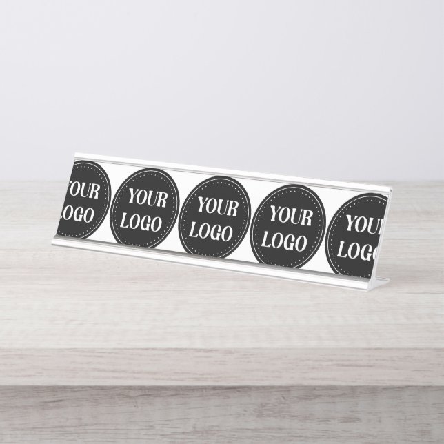 Placa De Nombre elegante, moderno, refinado y editable. (Anverso)