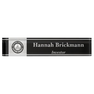 Placa De Nombre Empresa profesional