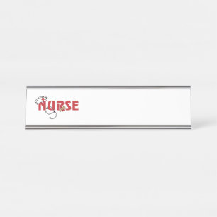 Placa De Nombre Enfermera