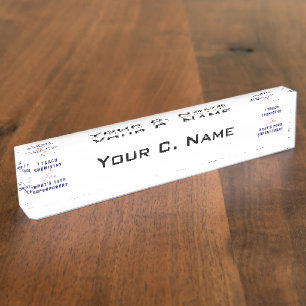 Placa De Nombre ¿Enseño química a cuál es su superpotencia?