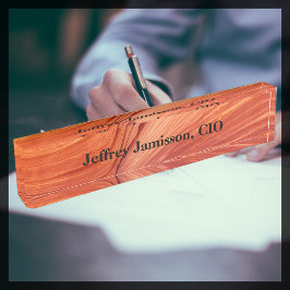 Placa De Nombre Escritorio acrílico Nameplate Canyon Swirl 2 Perso