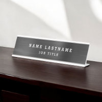Escritorio blanco negro elegante profesional