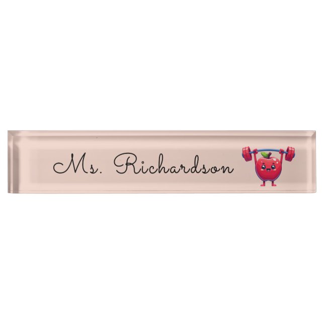 Placa De Nombre Escritorio profesional (Anverso)