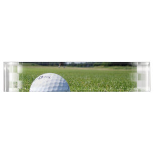 Placa De Nombre Espacio abierto del golf