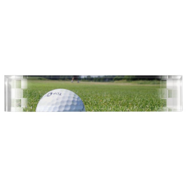 Placa De Nombre Espacio abierto del golf (Anverso)