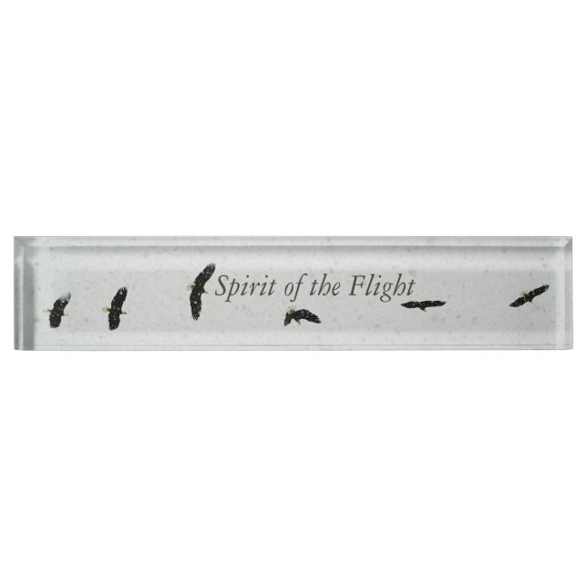 Placa De Nombre Espíritu del vuelo (Anverso)