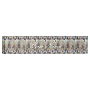 Placa De Nombre Estatua de Mosaic buddha Thunder_Cove