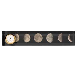 Placa De Nombre Fases lunares