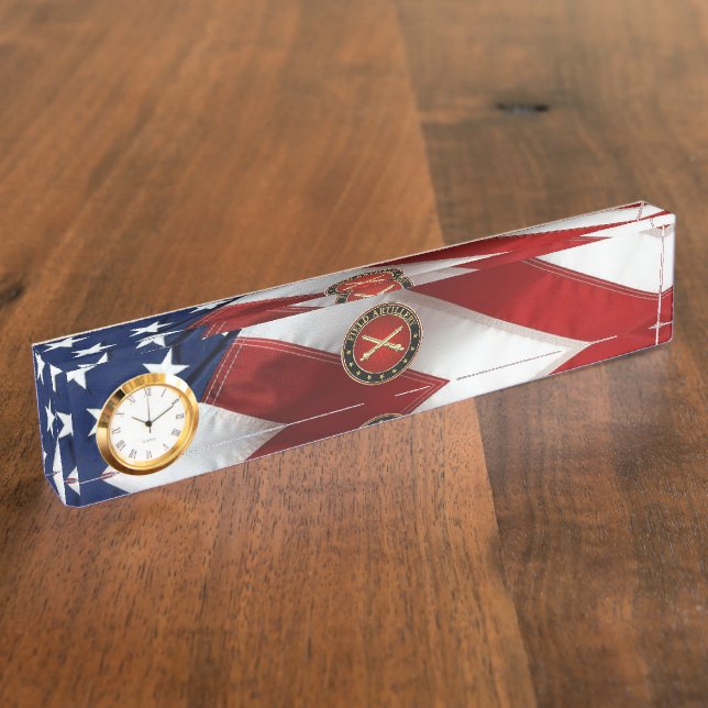 Placa De Nombre Field Artillery Branch Insignia Special Edition (Lateral)