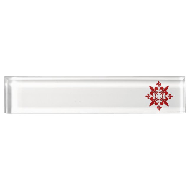Placa De Nombre Fleur de Lis (Anverso)