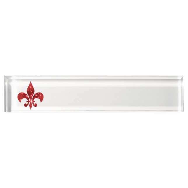 Placa De Nombre Fleur de Lis (Anverso)