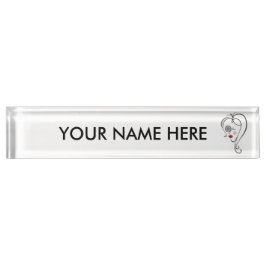 Placa De Nombre Fotógrafa femenina