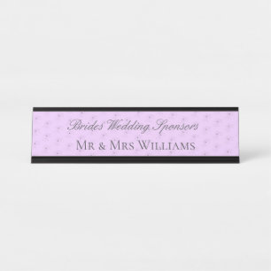 Placa De Nombre Funny Brides Padres Boda Nombre Plate