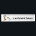 Placa De Nombre Funny Dabbing HR Unicorn Recursos humanos para cab<br><div class="desc">Este diseño se puede personalizar eligiendo la opción personalizar para añadir texto o realizar otros cambios. Si este producto tiene la opción de transferir el diseño a otro artículo, asegúrese de ajustar el diseño para que se ajuste si es necesario. Contáctame en colorflowcreations@gmail.com si deseas tener este diseño en otro...</div>