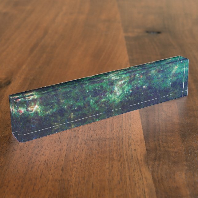 Placa De Nombre Galaxia Vía Láctea Espacio cósmico (Lateral)