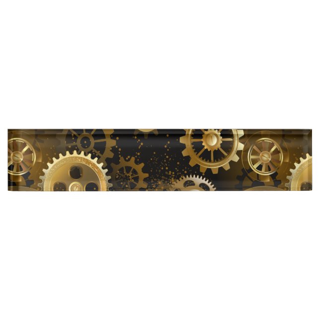 Placa De Nombre Gases de bronce de vapor sin soldadura (Anverso)
