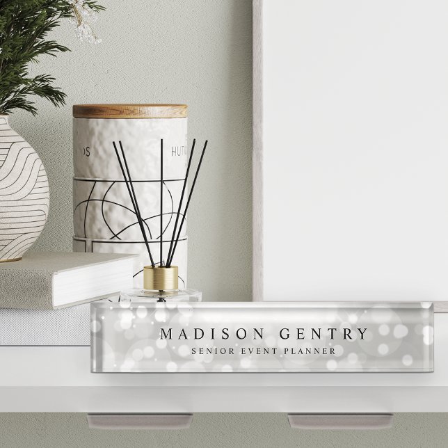 Placa De Nombre Glow Platinum (Subido por el creador)