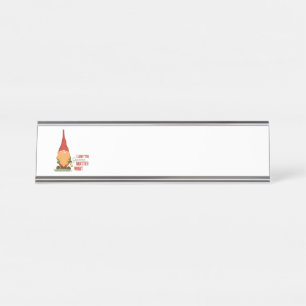 Placa De Nombre Gnome Importa Qué