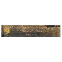  Gold and black  Table Tent Sign