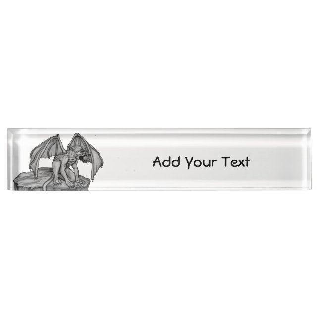 Placa De Nombre Golem Gargoyle (Anverso)