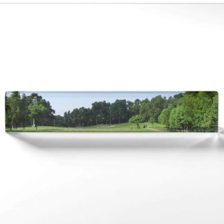Placa De Nombre Golf del juego