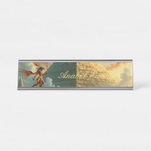 Placa De Nombre Guardián de la Puerta Celestial – Anubis