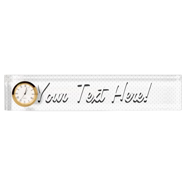 Placa De Nombre Haga clic en Personalizar para cambiar el gris a s (Anverso)