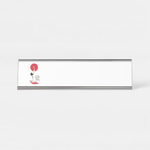 Placa De Nombre Heron kanji japonés