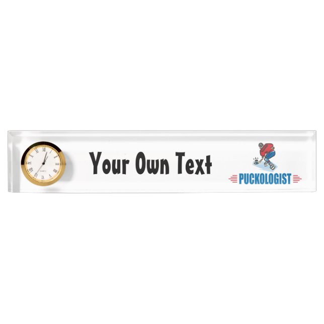 Placa De Nombre Hockey sobre hielo de Personlized (Anverso)