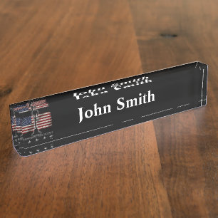 Placa De Nombre Honre caido