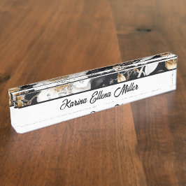 Placa De Nombre Hope Floral Desk Nameplate 2 1004NP2