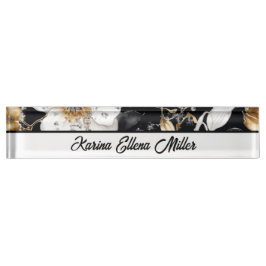 Placa De Nombre Hope Floral Desk Nameplate 2 1004NP2