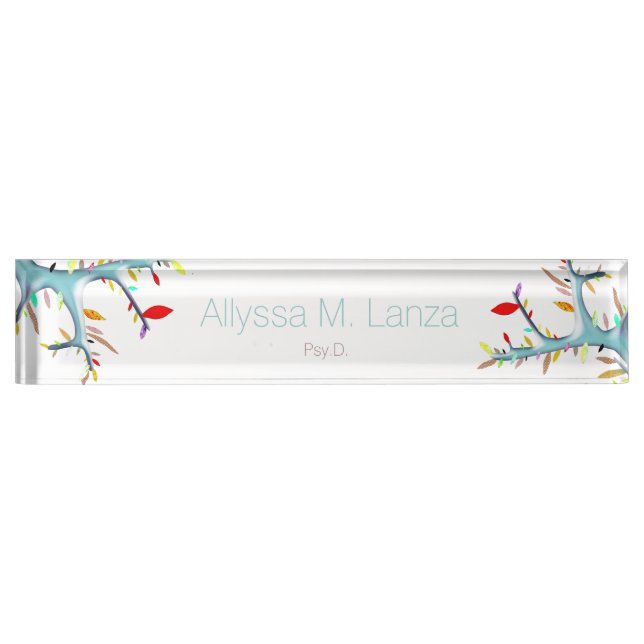 Placa De Nombre Ilustración infantil de Rupydetequila (Anverso)