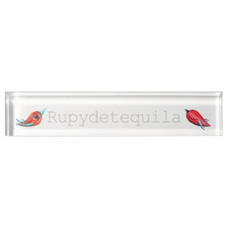 Placa De Nombre Ilustración infantil Rupydetequila 2014