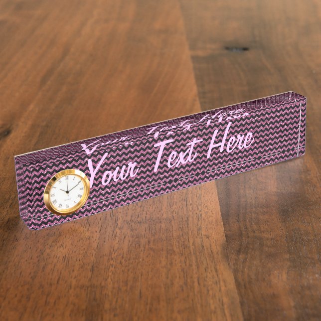 Placa De Nombre Impresión elegante elegante de los galones de las (Lateral)