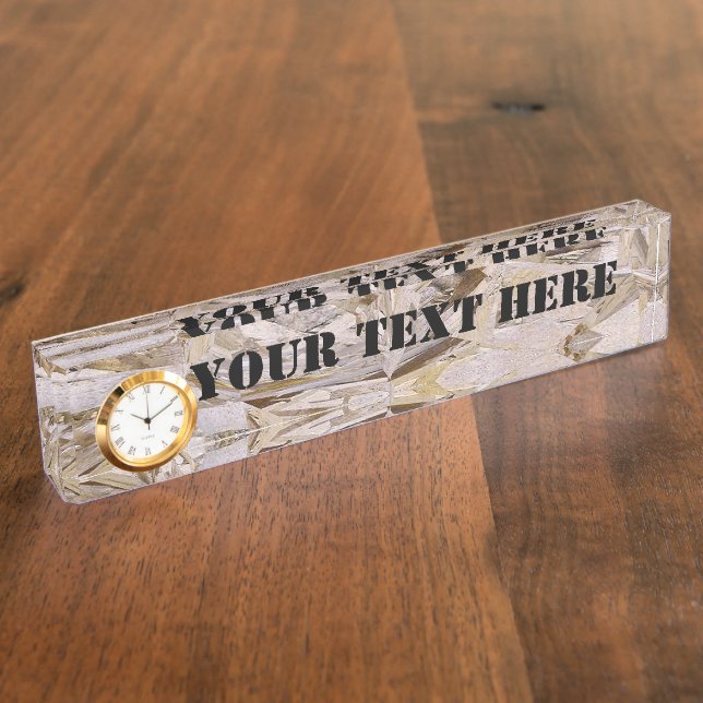 Placa De Nombre Impresión en madera de contrachapado Super Duper G (Lateral)