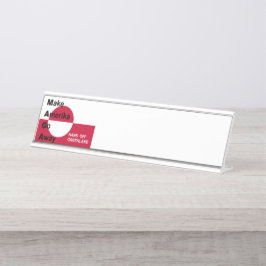 Placa De Nombre Independant Greenland