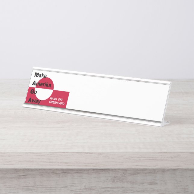 Placa De Nombre Independant Greenland (Anverso)