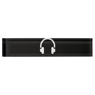 Placa De Nombre Ingeniero De Audio Audiophile Dj Music Lover Auric