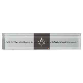 Placa De Nombre Inspired Desk Nameplate