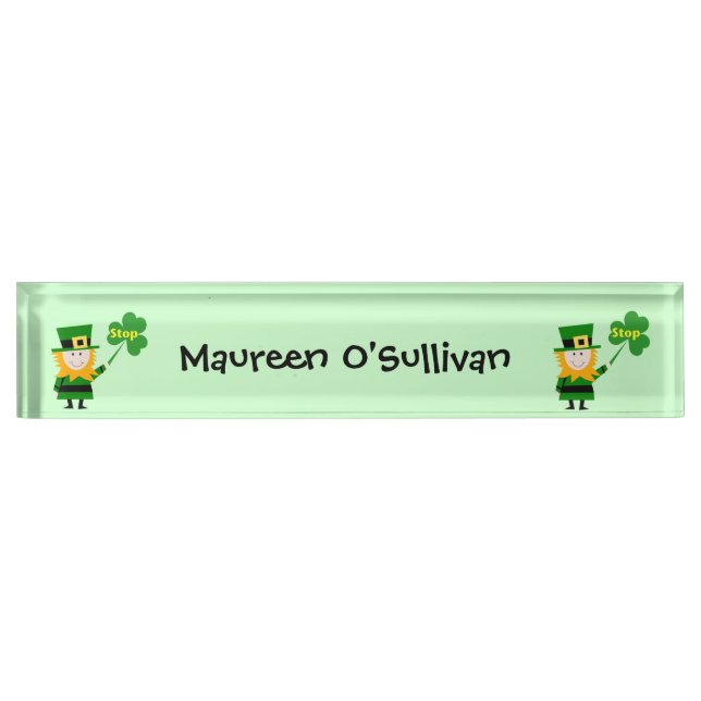 Placa De Nombre Irlandés solamente (Anverso)