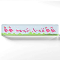 Isla Tropical Pink Flamingo Grasa Verde Ave
