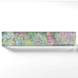 Placa De Nombre Jardín en Giverny por Claude Monet
