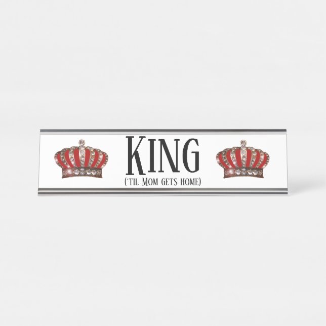 Placa De Nombre "King" (‘TIL Mamá vuelva a casa’) (Anverso)
