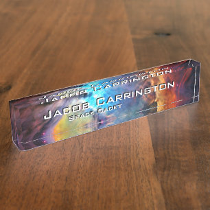 Placa De Nombre La nebulosa de Orión